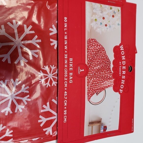 Snowflake Large Bike Gift Bags (set of 3) - Picture 2 of 2
